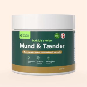 Buddy's Choice Mund & Tænder krukke med grønt label, naturlige ingredienser, 180 g